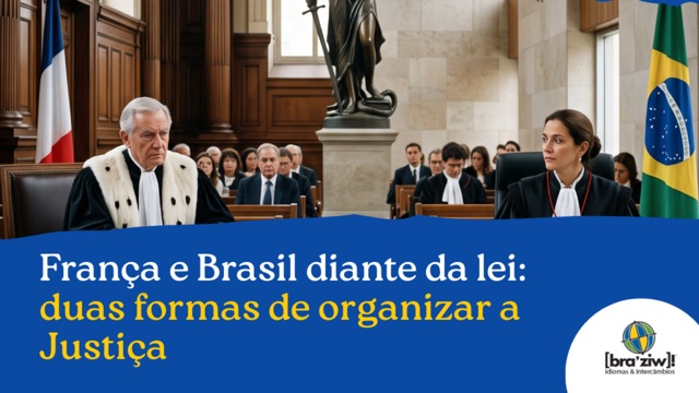 França e Brasil diante da lei: duas formas de organizar a Justiça